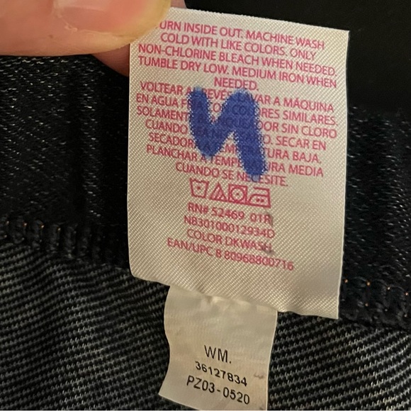 Junior’s No Boundaries size 3x/21 plus size denim color leggings - Picture 3 of 8